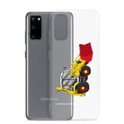 The Tractor Mugs Store JCB 3CX 70th Anniversary Edition | Clear Case for Samsung® Quality Farmers Merch