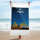 The Tractor Mugs Store JCB 3CX Sitemaster Advert (1988) | Super Soft Towel Quality Farmers Merch