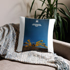 The Tractor Mugs Store JCB 3CX Sitemaster Advert | Pillow Case Quality Farmers Merch