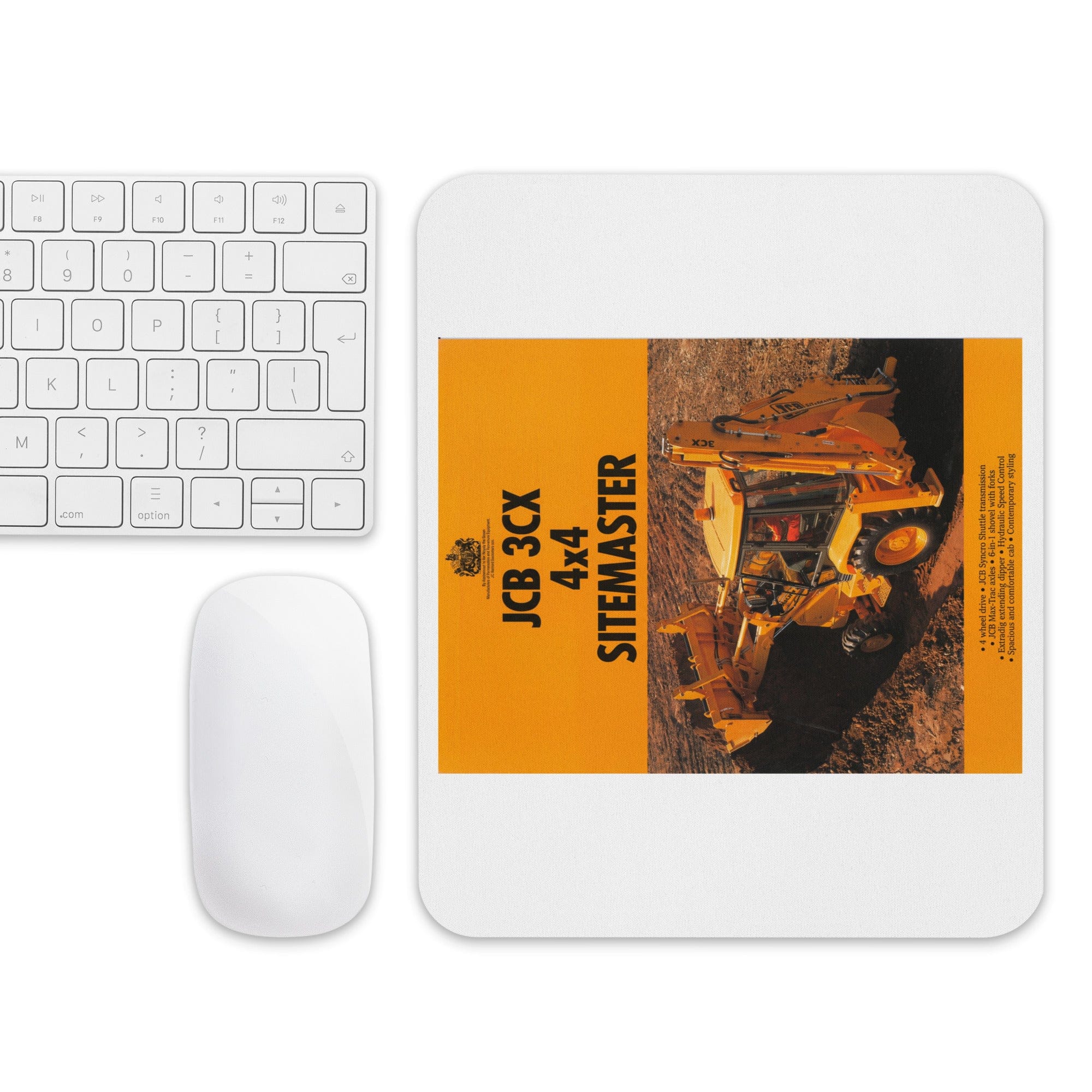 The Tractor Mugs Store JCB 3CX Sitemaster Brochure | Mouse pad Quality Farmers Merch