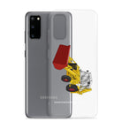 The Tractor Mugs Store JCB 3CX White Cabin 2WD | Clear Case for Samsung® Quality Farmers Merch