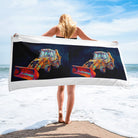 The Tractor Mugs Store JCB 3CX White Cabin | Splash Art Towel Quality Farmers Merch