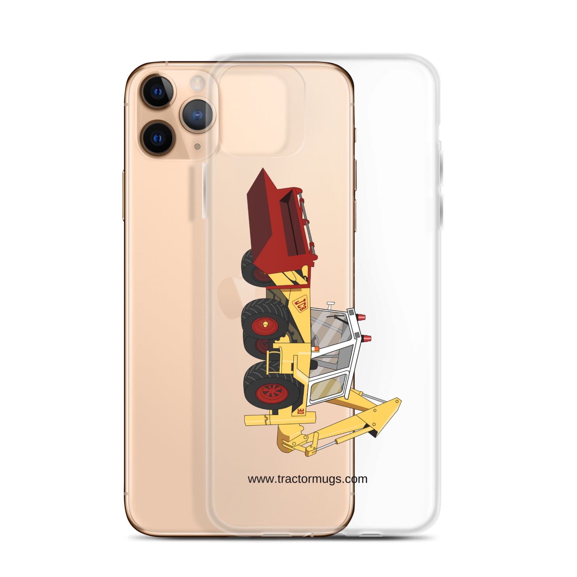 The Tractor Mugs Store JCB 3D (1975) | Clear Case for iPhone® Quality Farmers Merch