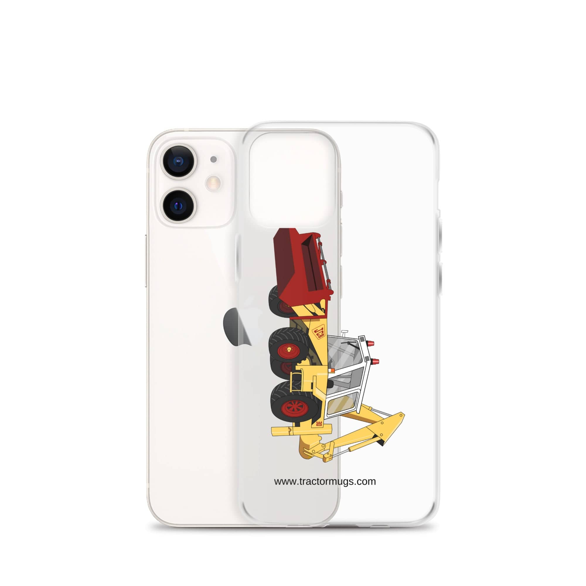 The Tractor Mugs Store JCB 3D (1975) | Clear Case for iPhone® Quality Farmers Merch