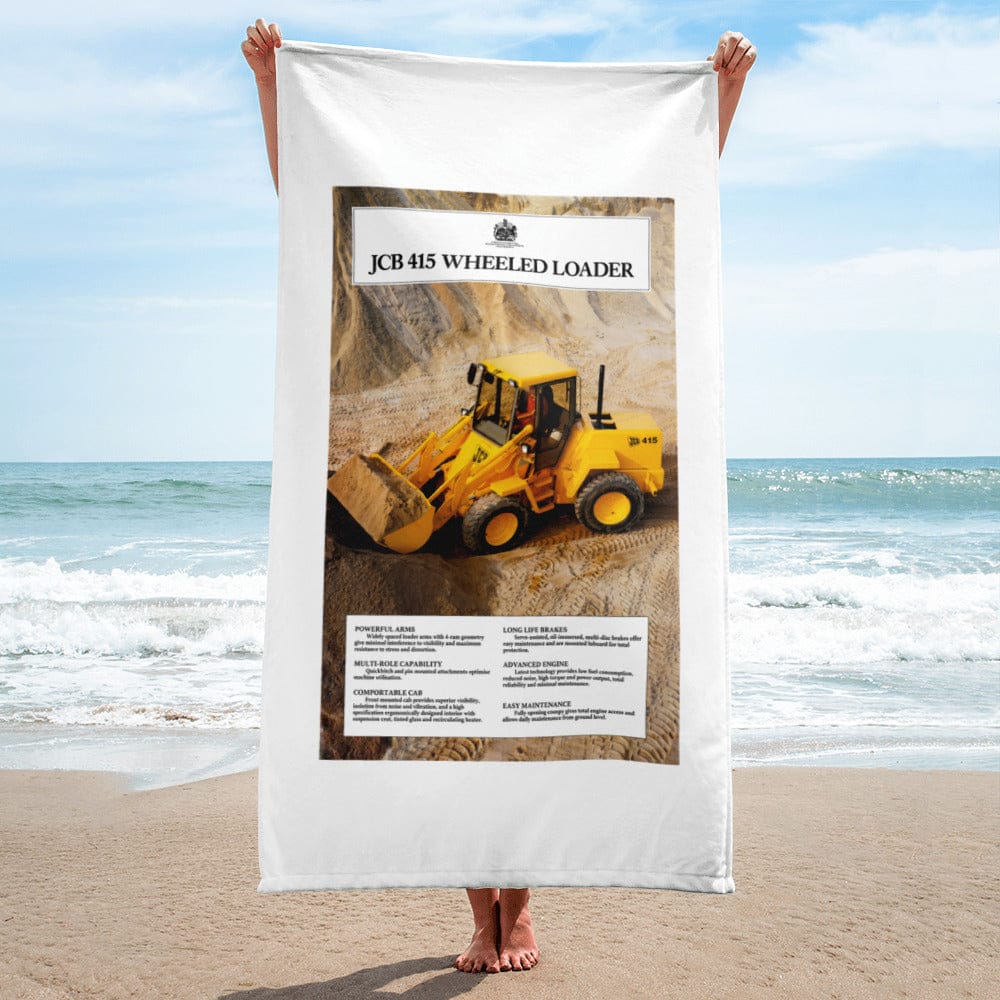 The Tractor Mugs Store JCB 415 Loader Advert | Super Soft Towel Quality Farmers Merch