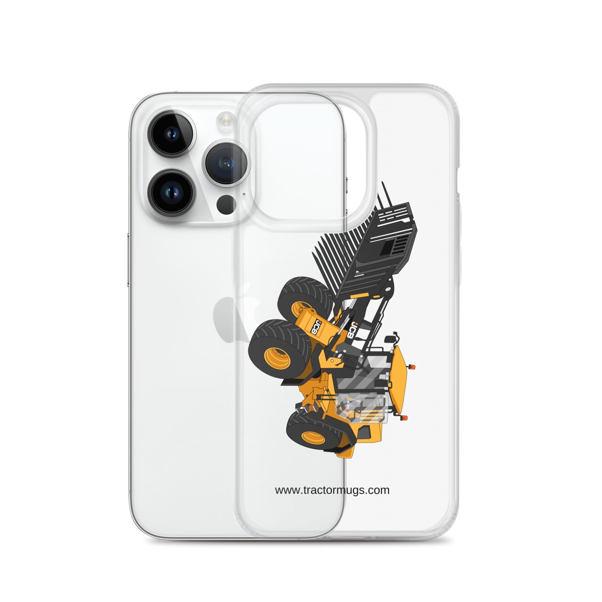 The Tractor Mugs Store JCB 435 S Farm Master | Clear Case for iPhone® Quality Farmers Merch
