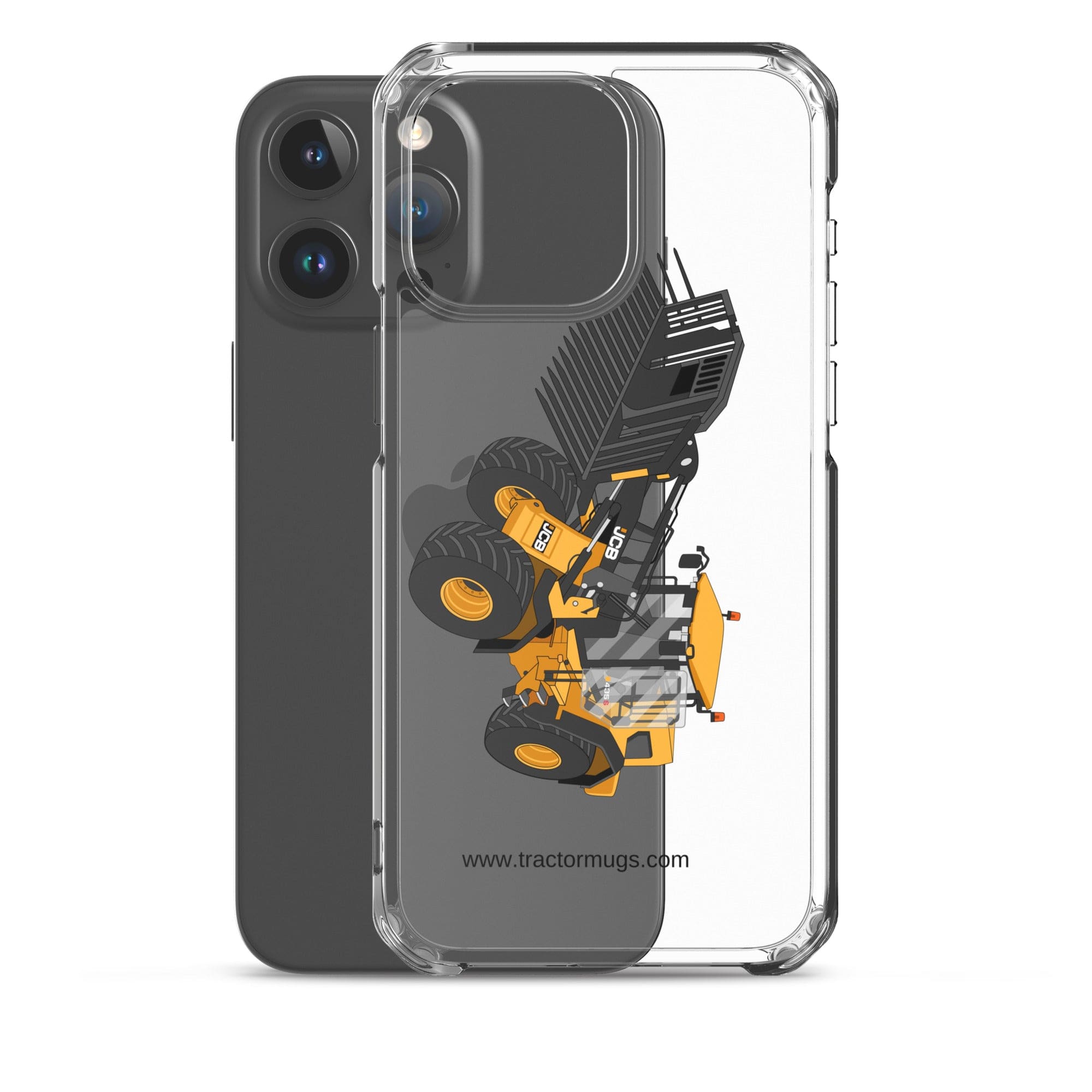 The Tractor Mugs Store JCB 435 S Farm Master | Clear Case for iPhone® Quality Farmers Merch