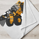 The Tractor Mugs Store JCB 435 S Farm Master | Throw Blanket Quality Farmers Merch