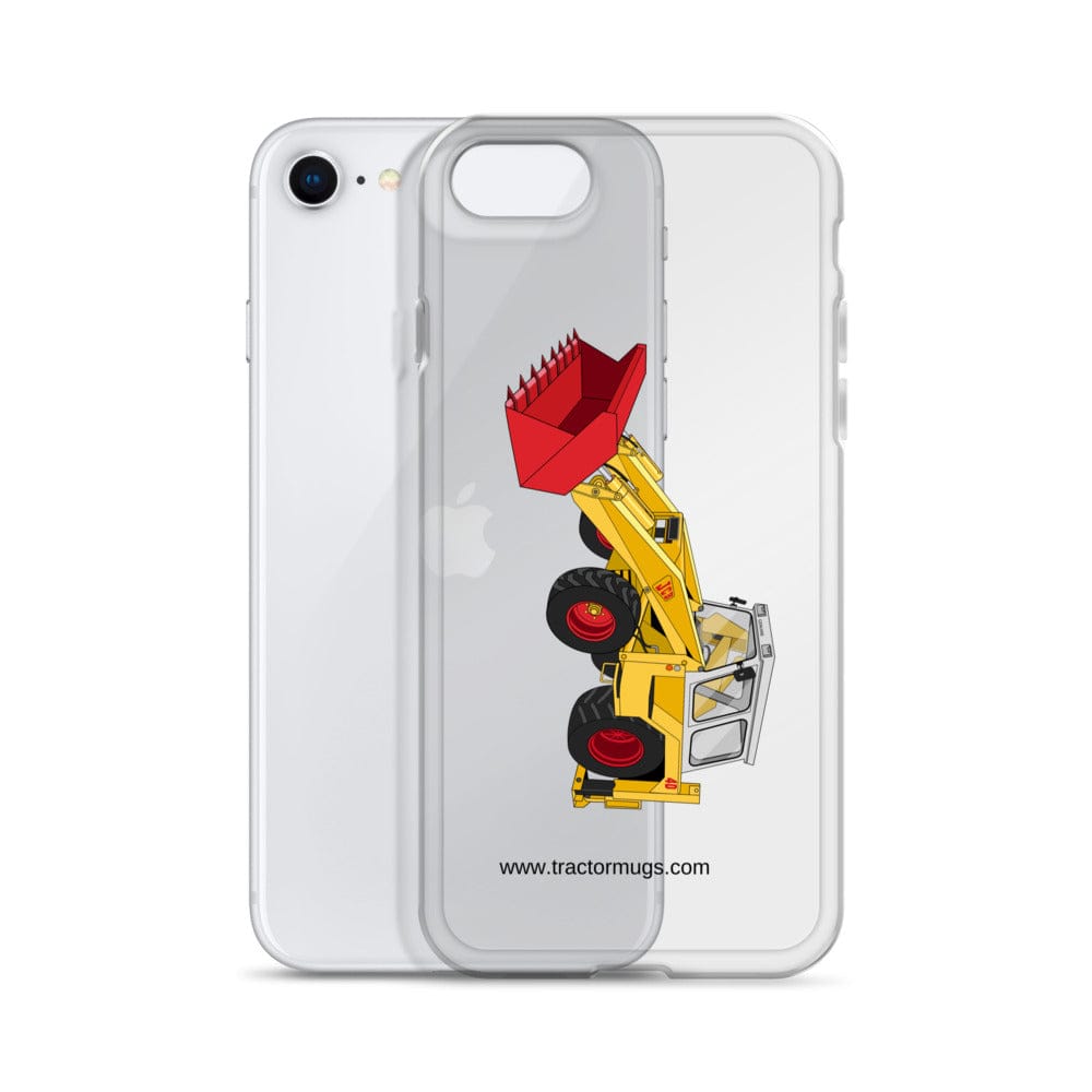 The Tractor Mugs Store JCB 4D Backhoe | Clear Case for iPhone® Quality Farmers Merch