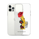 The Tractor Mugs Store JCB 4D Backhoe | Clear Case for iPhone® Quality Farmers Merch