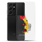 The Tractor Mugs Store JCB 4D Backhoe | Clear Case for Samsung® Quality Farmers Merch