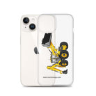 The Tractor Mugs Store JCB 5CX Backhoe | Clear Case for iPhone® Quality Farmers Merch