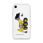 The Tractor Mugs Store JCB 5CX Backhoe | Clear Case for iPhone® Quality Farmers Merch