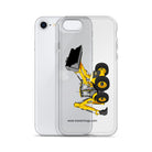 The Tractor Mugs Store JCB 5CX Backhoe | Clear Case for iPhone® Quality Farmers Merch