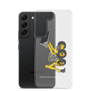 The Tractor Mugs Store JCB 5CX Backhoe | Clear Case for Samsung® Quality Farmers Merch