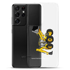 The Tractor Mugs Store JCB 5CX Backhoe | Clear Case for Samsung® Quality Farmers Merch