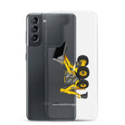 The Tractor Mugs Store JCB 5CX Backhoe | Clear Case for Samsung® Quality Farmers Merch