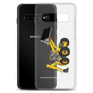 The Tractor Mugs Store JCB 5CX Backhoe | Clear Case for Samsung® Quality Farmers Merch