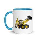 The Tractor Mugs Store JCB 5CX Backhoe | Mug with Color Inside Quality Farmers Merch