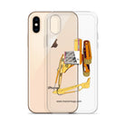The Tractor Mugs Store JCB 814 Super | Clear Case for iPhone® Quality Farmers Merch