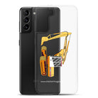The Tractor Mugs Store JCB 814 Super | Clear Case for Samsung® Quality Farmers Merch