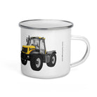 The Tractor Mugs Store JCB Fastrac 2170 | Enamel Mug Quality Farmers Merch