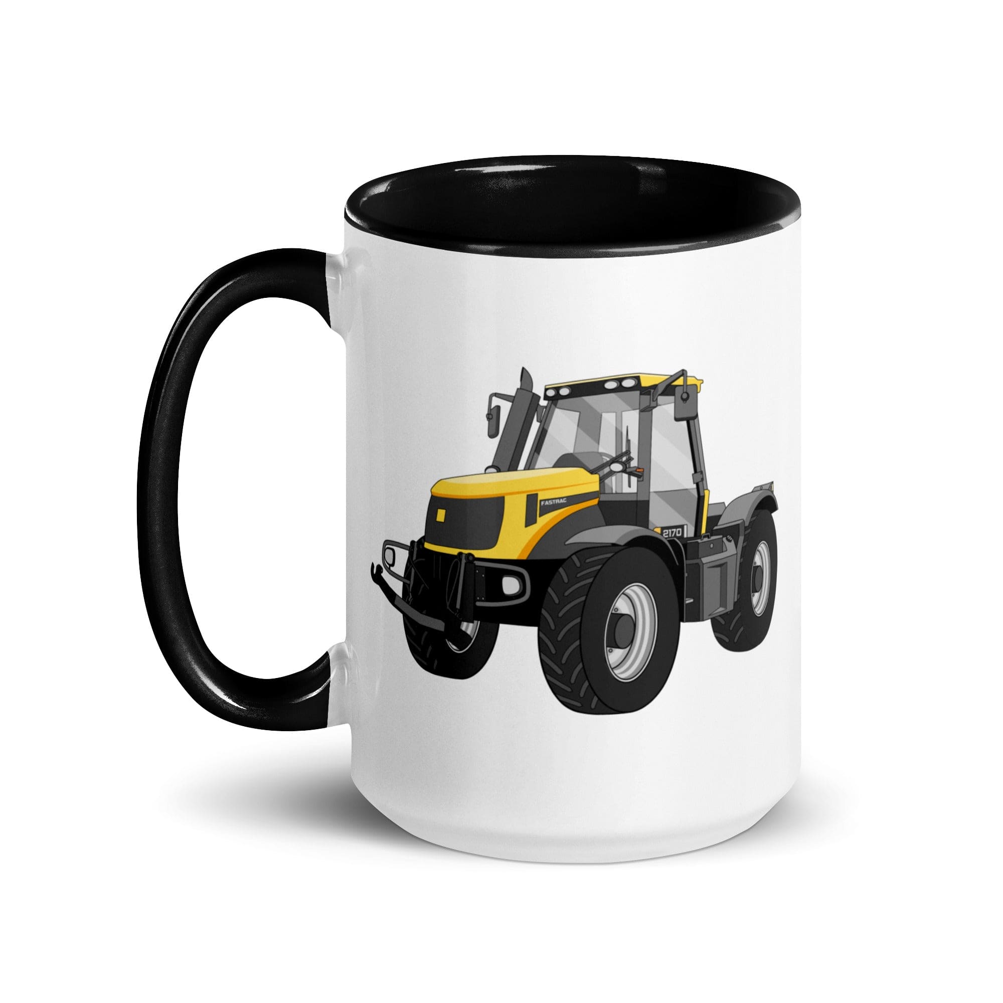 The Tractor Mugs Store JCB Fastrac 2170 | Mug with Color Inside Quality Farmers Merch