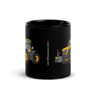 The Tractor Mugs Store JCB Fastrac 4220 Icon | Black Glossy Mug Quality Farmers Merch