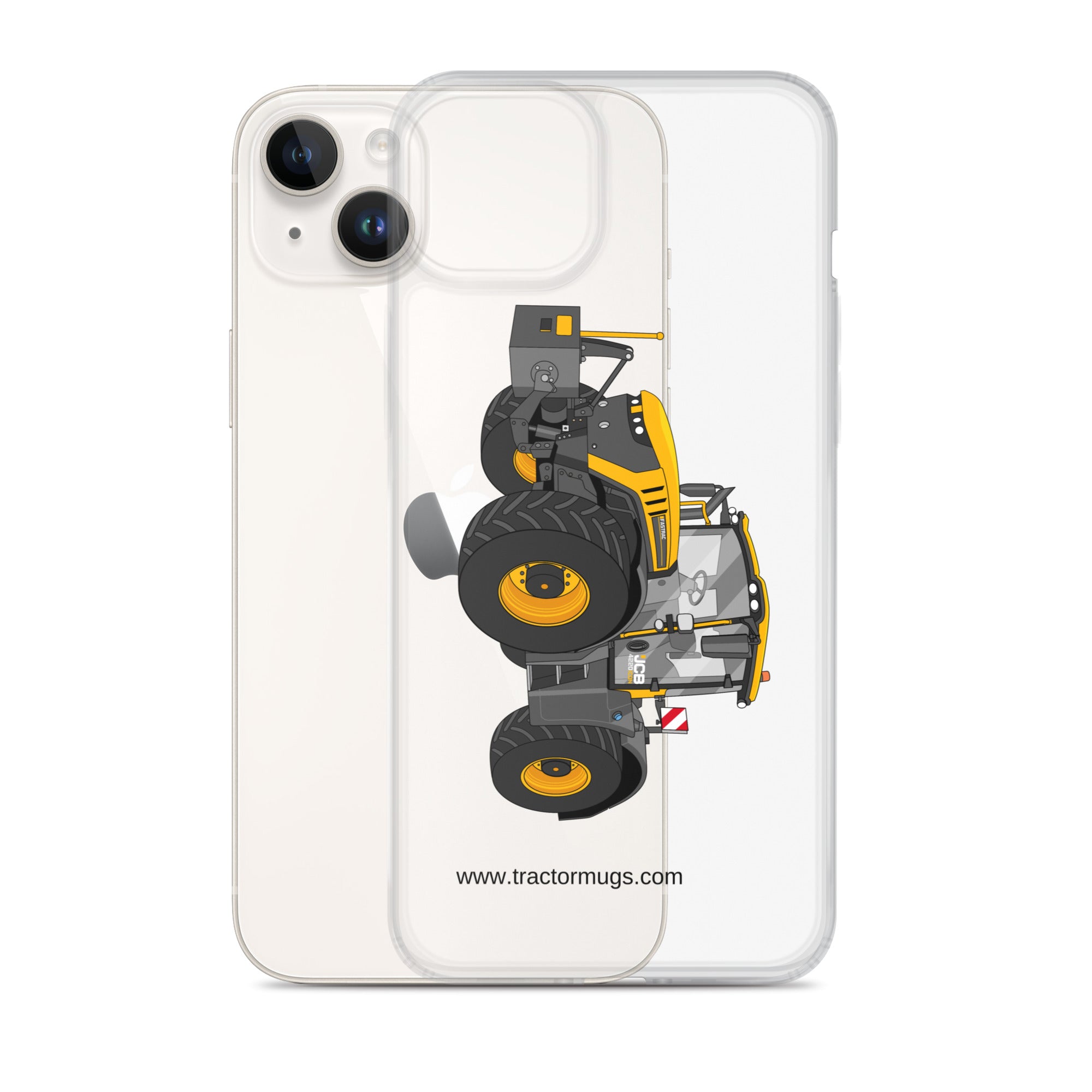 The Tractor Mugs Store JCB Fastrac 4220 Icon | Clear Case for iPhone® Quality Farmers Merch