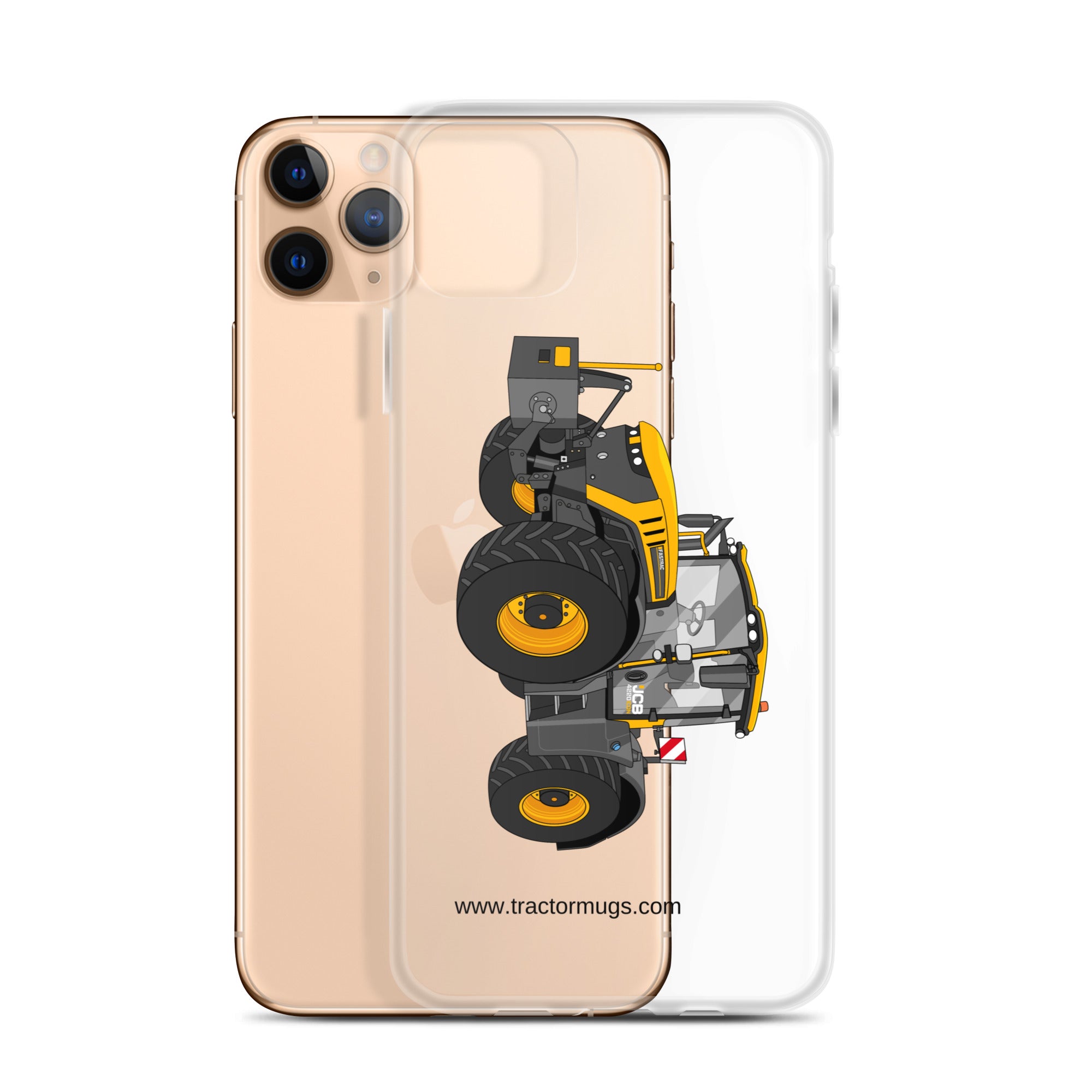 The Tractor Mugs Store JCB Fastrac 4220 Icon | Clear Case for iPhone® Quality Farmers Merch
