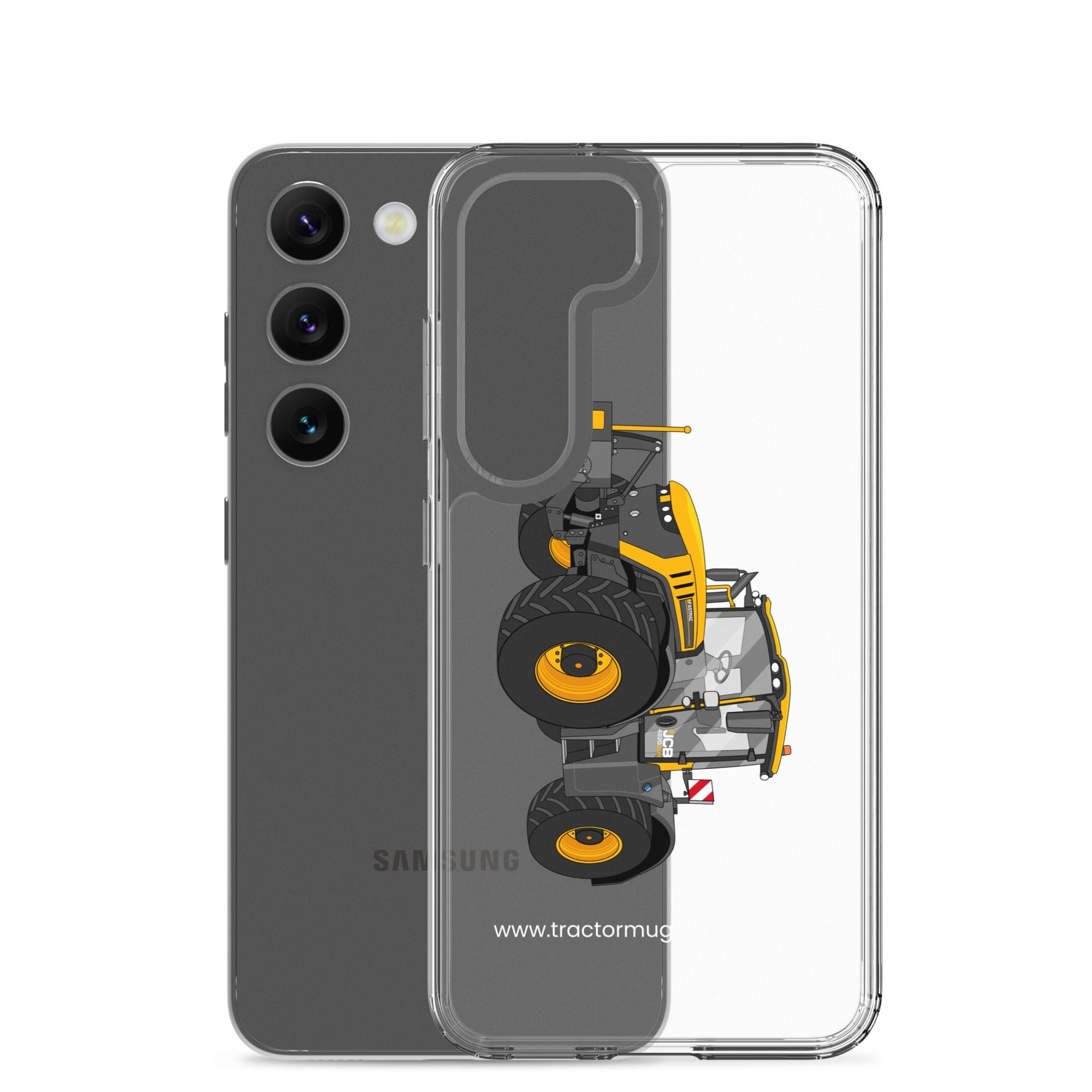 The Tractor Mugs Store JCB Fastrac 4220 Icon | Clear Case for Samsung® Quality Farmers Merch