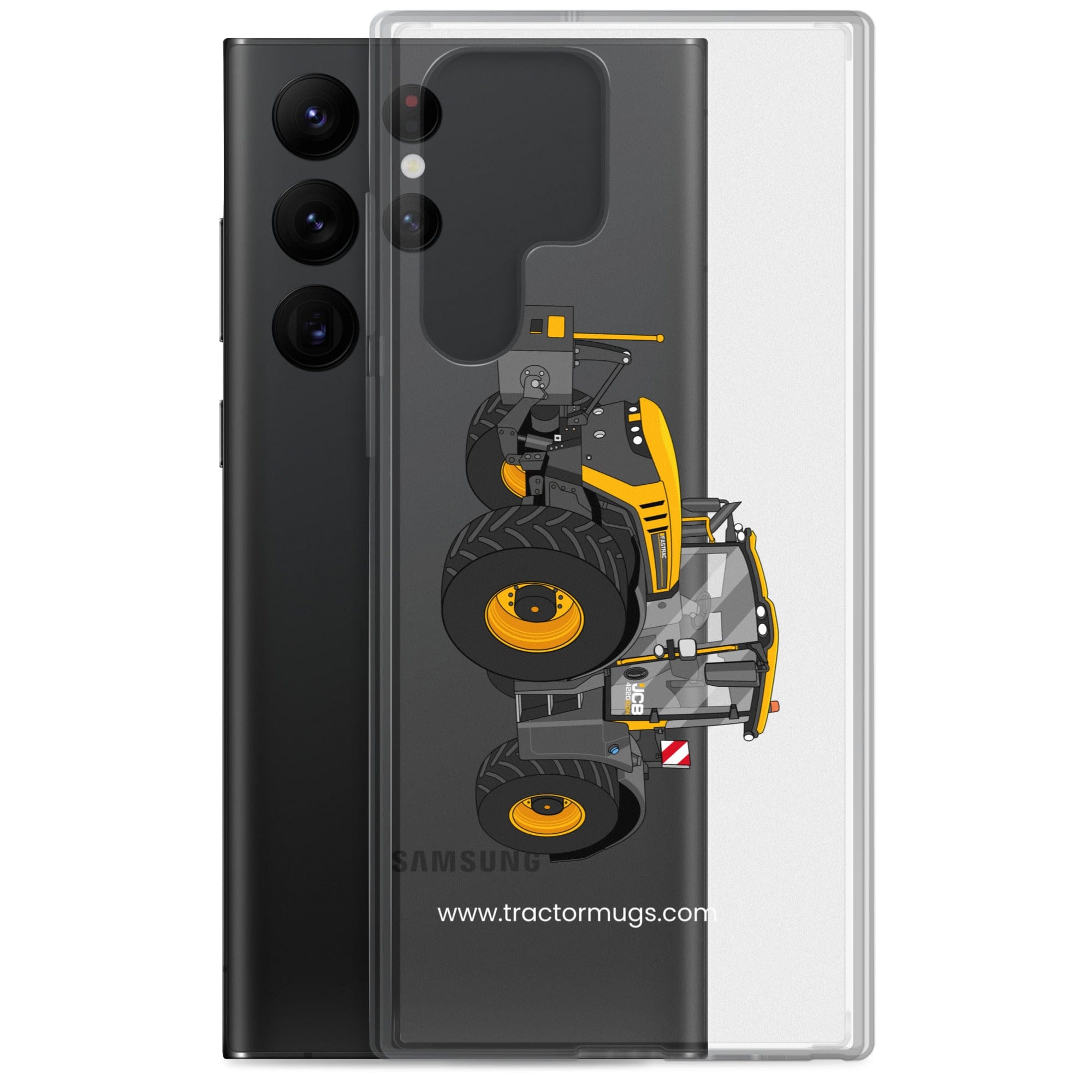 The Tractor Mugs Store JCB Fastrac 4220 Icon | Clear Case for Samsung® Quality Farmers Merch