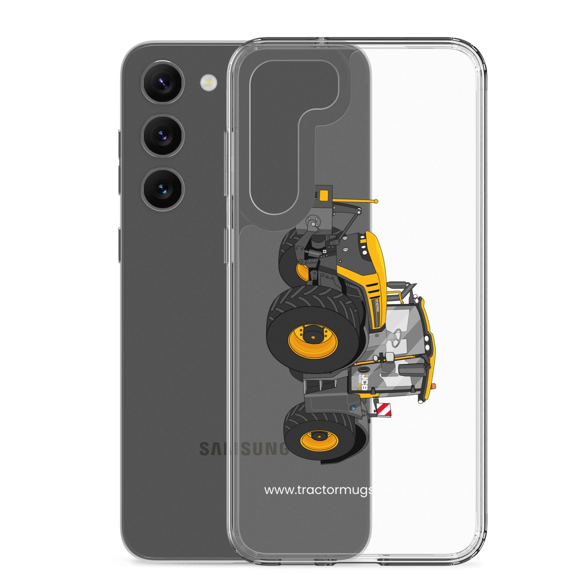 The Tractor Mugs Store JCB Fastrac 4220 Icon | Clear Case for Samsung® Quality Farmers Merch