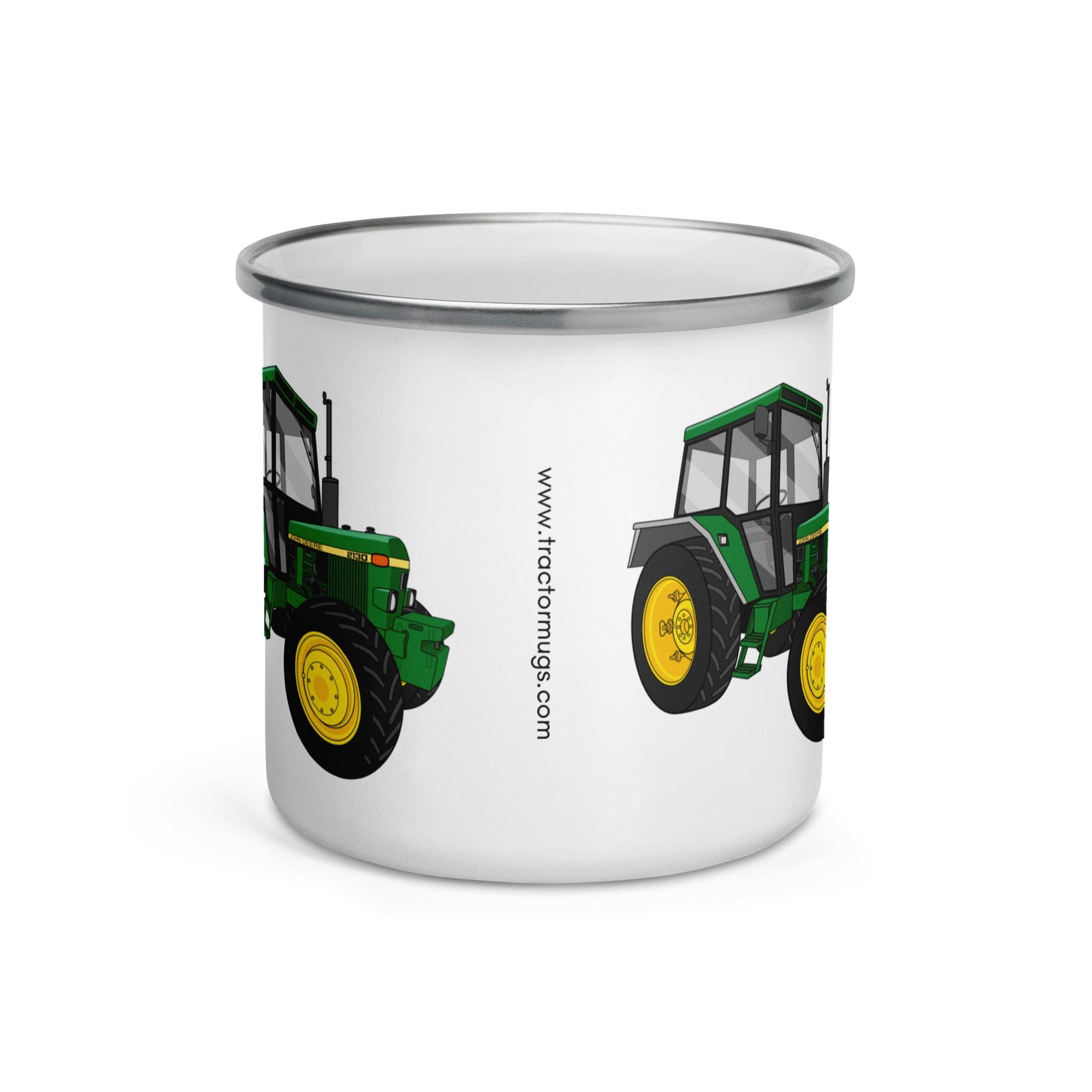 The Tractor Mugs Store John Deere 2130 | Enamel Mug Quality Farmers Merch