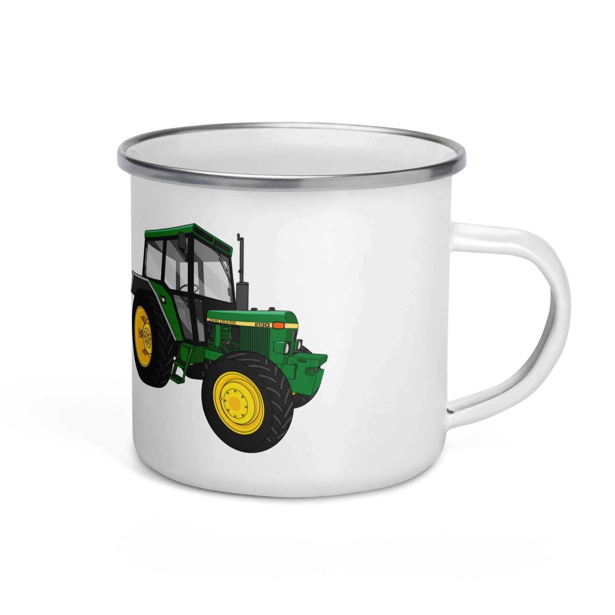 The Tractor Mugs Store John Deere 2130 | Enamel Mug Quality Farmers Merch