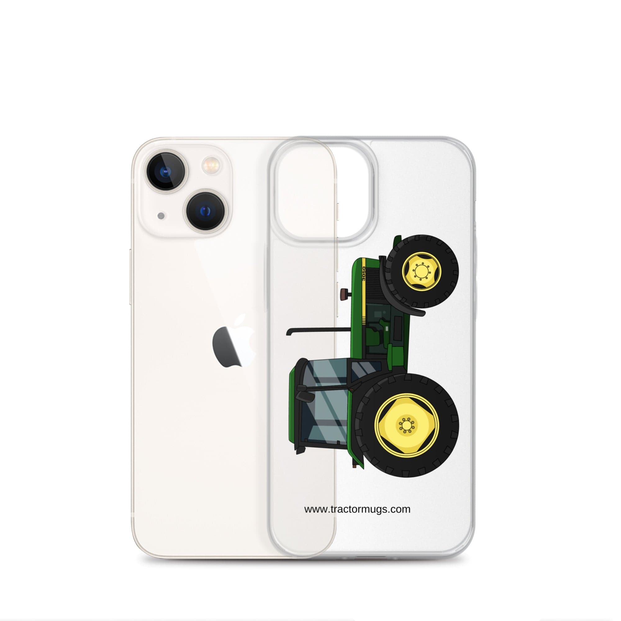 The Tractor Mugs Store John Deere 3050 2WD | Clear Case for iPhone® Quality Farmers Merch