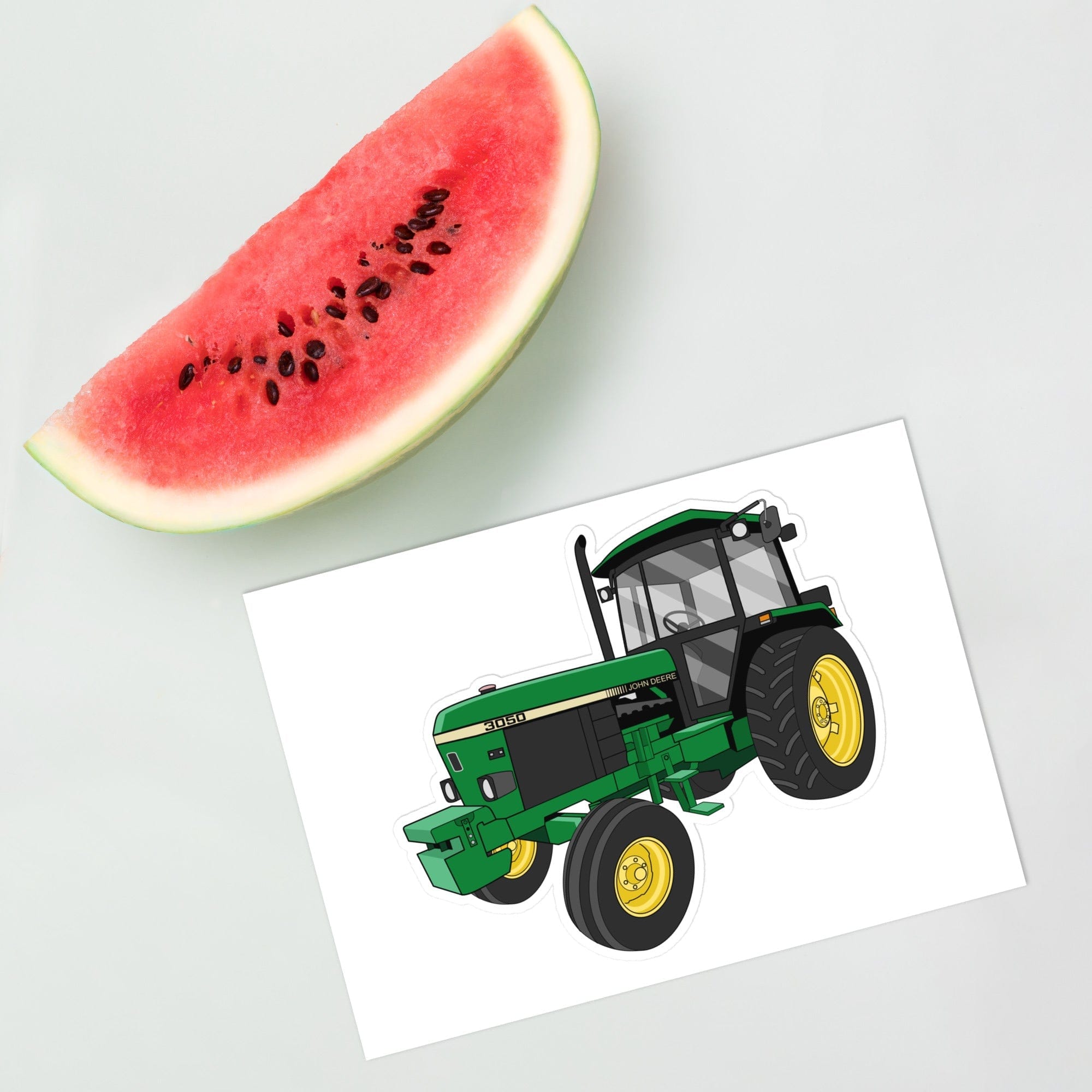 The Tractor Mugs Store John Deere 3050 2WD | Sticker sheet Quality Farmers Merch