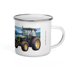 The Tractor Mugs Store John Deere 3050 | Splash Art Enamel Mug Quality Farmers Merch