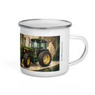 The Tractor Mugs Store John Deere 3350 | Art Deco Enamel Mug Quality Farmers Merch