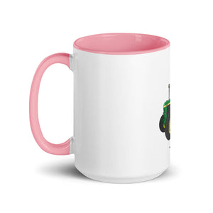 The Tractor Mugs Store John Deere 3650 | Mug with Color Inside Quality Farmers Merch