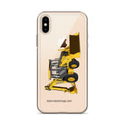 The Tractor Mugs Store John Deere 410G Backhoe | Clear Case for iPhone® Quality Farmers Merch