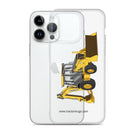 The Tractor Mugs Store John Deere 410G Backhoe | Clear Case for iPhone® Quality Farmers Merch