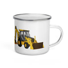 The Tractor Mugs Store John Deere 410G Backhoe | Enamel Mug Quality Farmers Merch