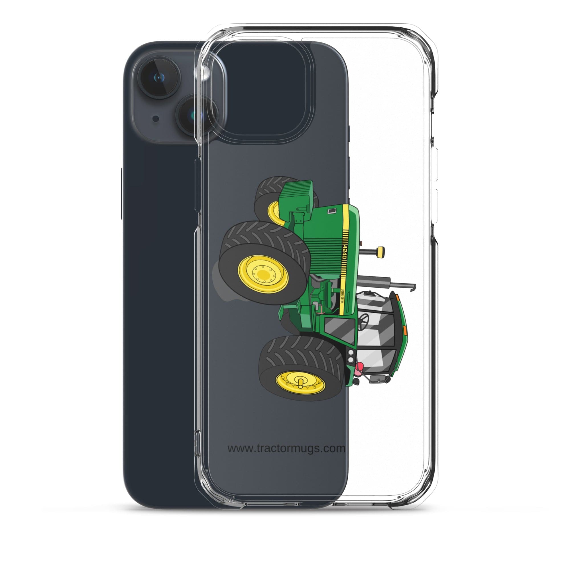 The Tractor Mugs Store John Deere 4240  |  Clear Case for iPhone® Quality Farmers Merch