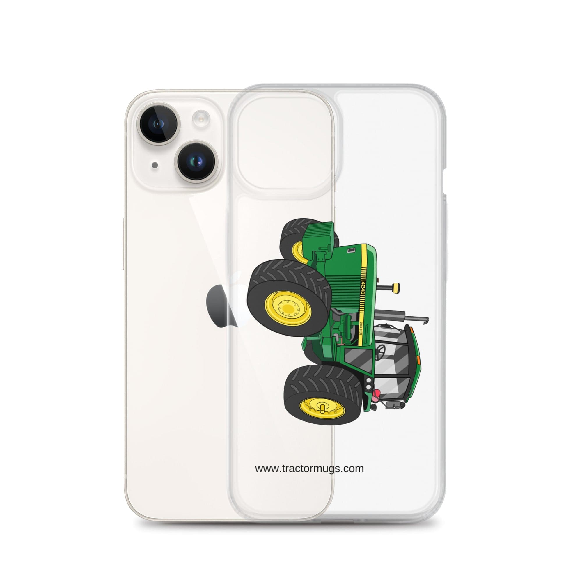 The Tractor Mugs Store John Deere 4240  |  Clear Case for iPhone® Quality Farmers Merch
