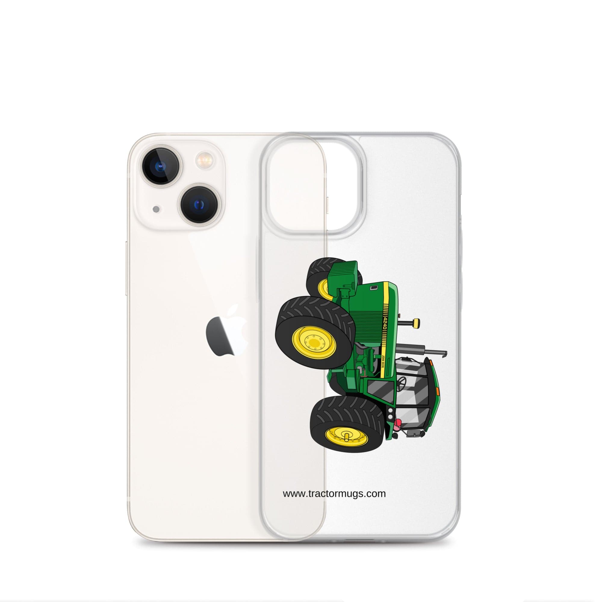 The Tractor Mugs Store John Deere 4240  |  Clear Case for iPhone® Quality Farmers Merch