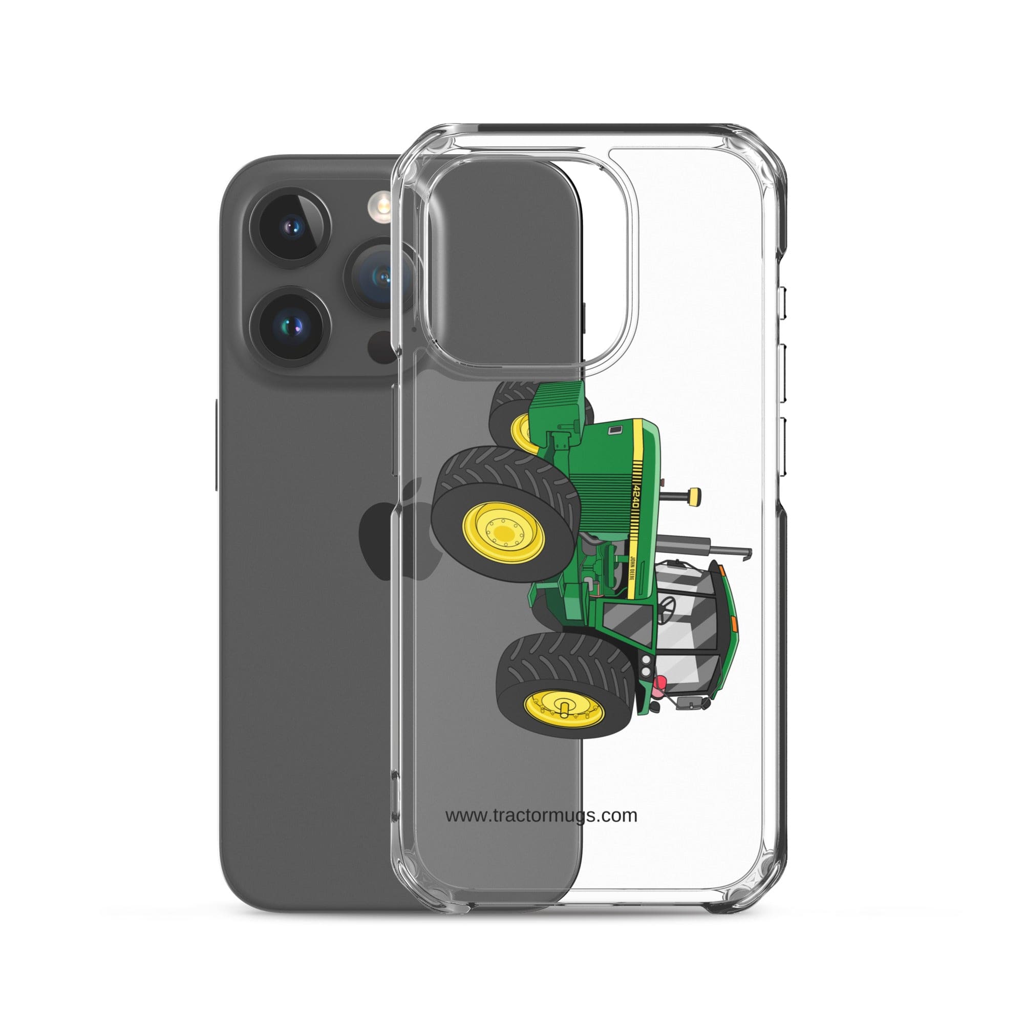 The Tractor Mugs Store John Deere 4240  |  Clear Case for iPhone® Quality Farmers Merch
