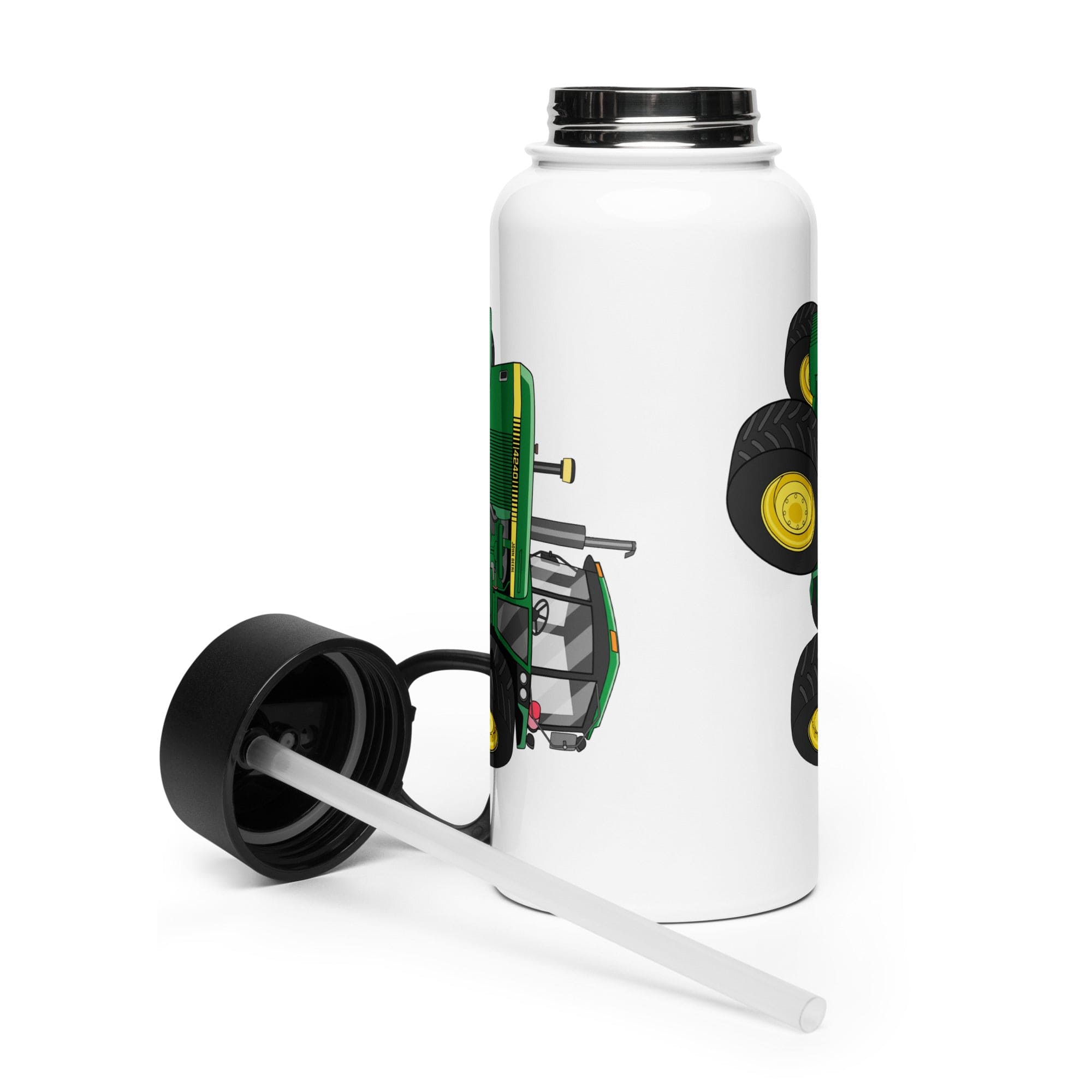 The Tractor Mugs Store John Deere 4240  | Stainless Steel Water Bottle Quality Farmers Merch