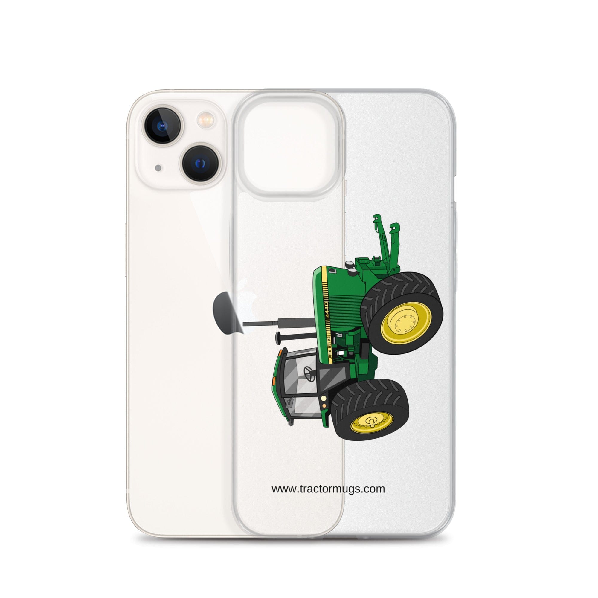 The Tractor Mugs Store John Deere 4440 4WD  |  Clear Case for iPhone® Quality Farmers Merch