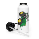 The Tractor Mugs Store John Deere 4440 4WD  | Stainless steel water bottle with a straw lid Quality Farmers Merch